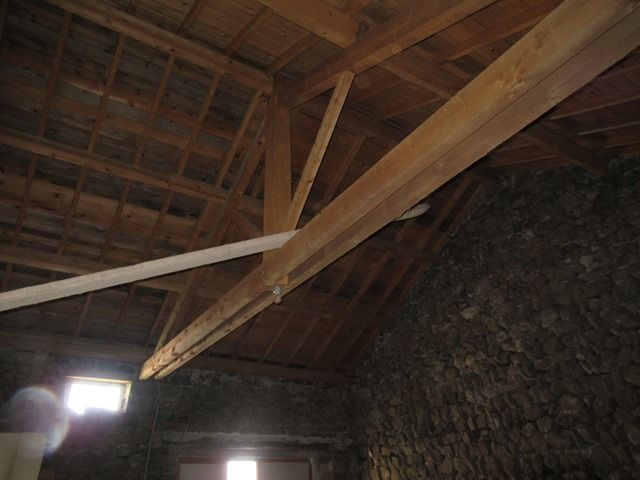 Ancienne ferme, toiture neuve
